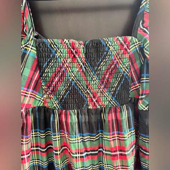 J Crew Tartan Plaid Mini Dress - Picture 3 of 6